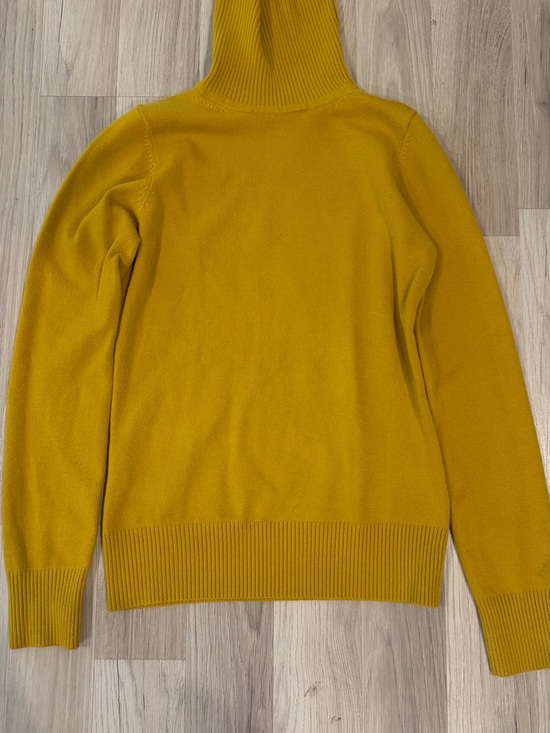 French Connection Sweaters - French Connection Men's Mustard Yellow Turtleneck Sweater
